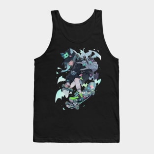 Skater Anime Girl Tank Top